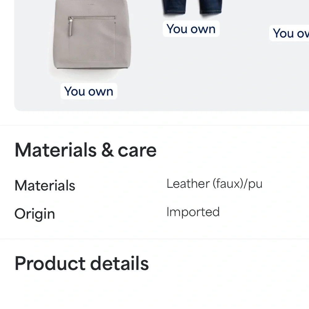 Fiorelli faux leather Gray Textured/pebbled Backpack - see all pictures!